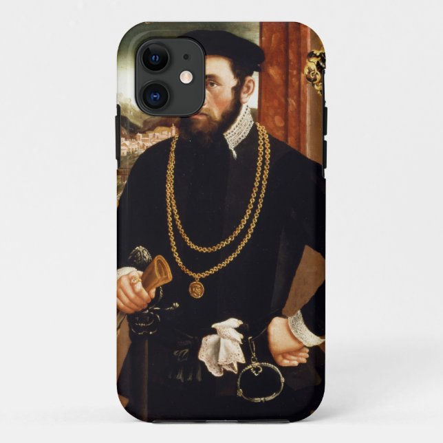 Capa Para iPhone Da Case-Mate Retrato de Anton Rummel von Liechtenan (Verso)