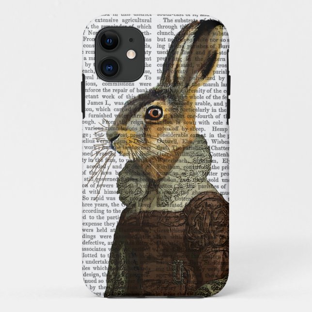 Capa Para iPhone Da Case-Mate Retrato de Madame Hare (Verso)