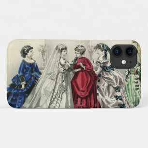 Capa Para iPhone Da Case-Mate Retrato de Noiva de Casamento de Casal Vitoriano A