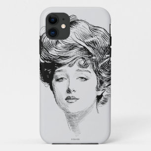 Capa Para iPhone Da Case-Mate Retrato de uma menina de Gibson, 1900