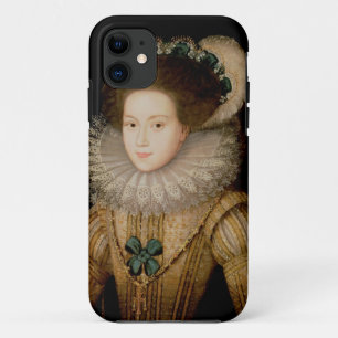 Capa Para iPhone Da Case-Mate Retrato de uma senhora, possivelmente rainha de