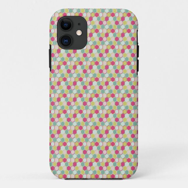Capa Para iPhone Da Case-Mate Retro Honeycomb (Verso)