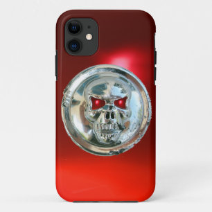 Capa Para iPhone Da Case-Mate RIDERS DE CRÂNIO MONOGRAMA vermelho