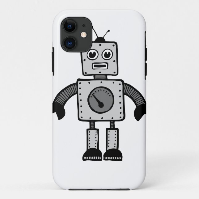 Capa Para iPhone Da Case-Mate Robô do miúdo (Verso)