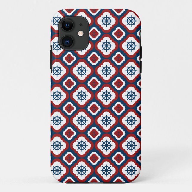 Capa Para iPhone Da Case-Mate Rodas e Âncoras dos Navios (Verso)