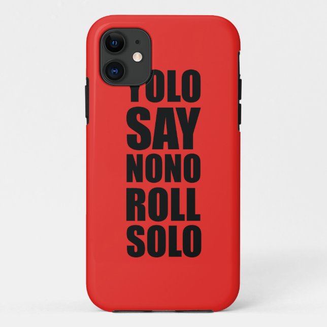 Capa Para iPhone Da Case-Mate Rolo de YOLO de solo (Verso)