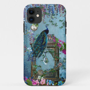 Capa Para iPhone Da Case-Mate Rosa azul da lavanda das glicínias do jardim do
