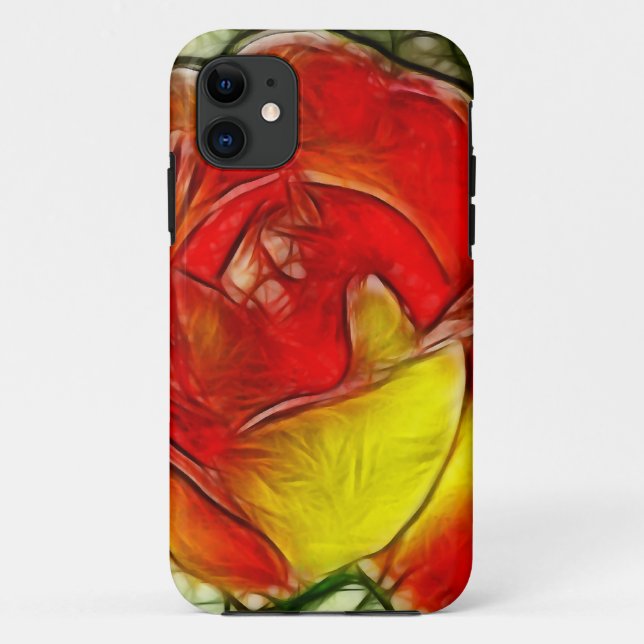 Capa Para iPhone Da Case-Mate Rosa de vidro retido (Verso)