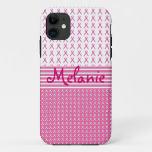 Capa Para iPhone Da Case-Mate Rosa do monograma do iPhone da consciência do