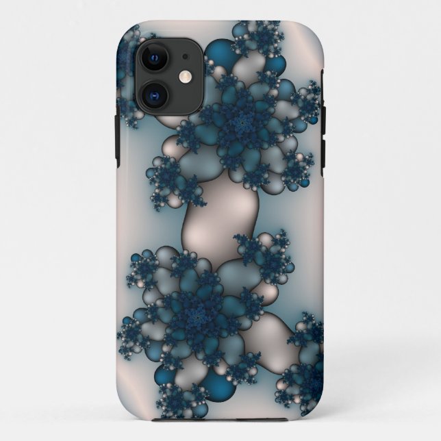 Capa Para iPhone Da Case-Mate Rosas azuis (Verso)