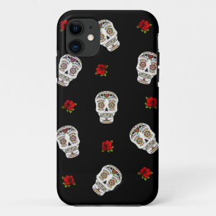Capa Para iPhone Da Case-Mate ROSAS de crânios de açúcar rocháveis RAB em pr