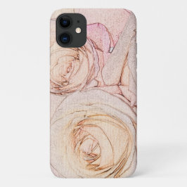 Capa Para iPhone Da Case-Mate Rosas do pêssego