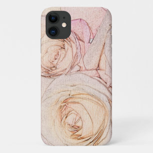 Capa Para iPhone Da Case-Mate Rosas do pêssego