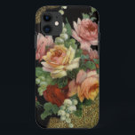 Capa Para iPhone Da Case-Mate Rosas do vintage<br><div class="desc">Os rosas do Victorian são tão bonitos e intemporais. Estes casos florais do smartphone do vintage são elegantes e elegantes.</div>