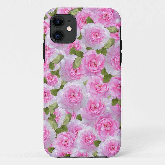 Capa Para iPhone Da Case-Mate Rosas Rosa (Verso)