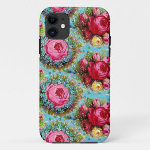 Capa Para iPhone Da Case-Mate Rosas vermelhas LINDAS DE PINCO E FLORES AZUIS