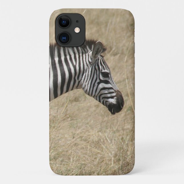 Capa Para iPhone Da Case-Mate rosto de zebra (Verso)