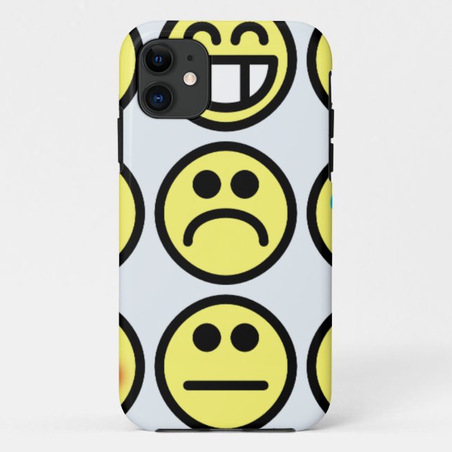 Capa Para iPhone Da Case-Mate rosto feliz emoticon (Verso)
