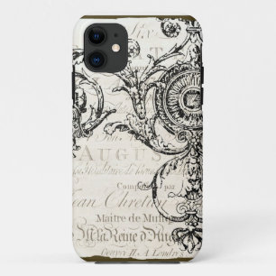 Capa Para iPhone Da Case-Mate roteiro do francês das coisas efêmeras do vintag