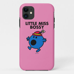 Capa Para iPhone Da Case-Mate Rotulação preta pequena da senhorita Bossy  
