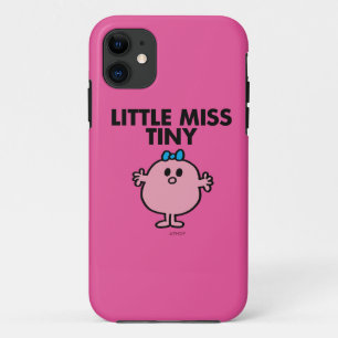 Capa Para iPhone Da Case-Mate Rotulação preta pequena da senhorita Minúsculo 