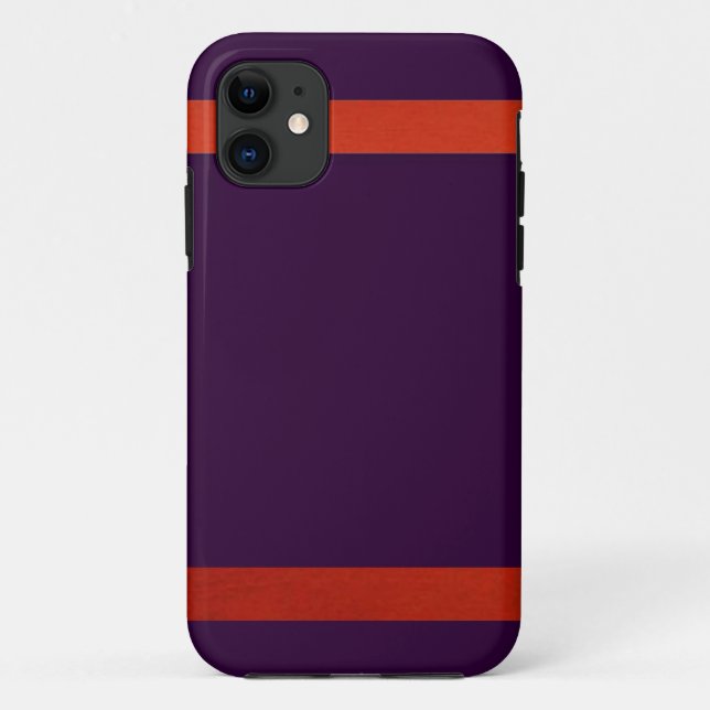 Capa Para iPhone Da Case-Mate Roxo e laranja - Design 1 (Verso)