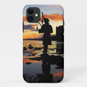 Capa Para iPhone Da Case-Mate Saco escocês canalizações por pôr do sol