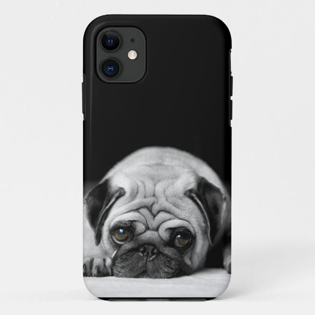 Capa Para iPhone Da Case-Mate Sad Pug (Verso)