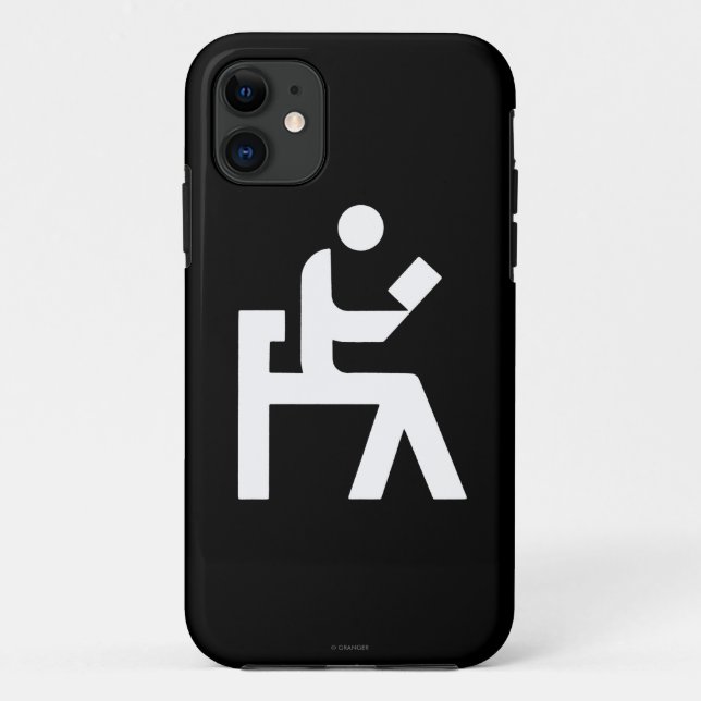 Capa Para iPhone Da Case-Mate Sala de leitura da biblioteca (Verso)