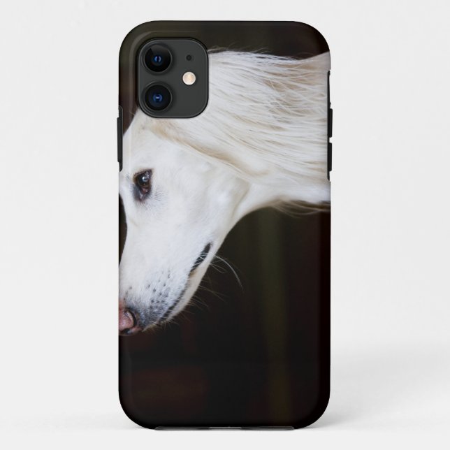 Capa Para iPhone Da Case-Mate Saluki que olha acima (Verso)