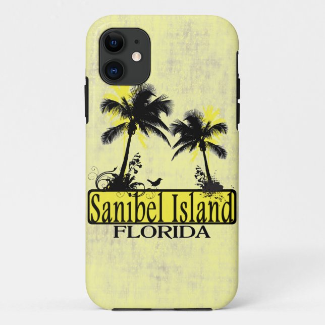 Capa Para iPhone Da Case-Mate Sanibel Island Palm tree iphone 5 case (Verso)