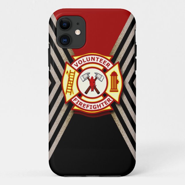 Capa Para iPhone Da Case-Mate Sapador-bombeiro voluntário (Verso)