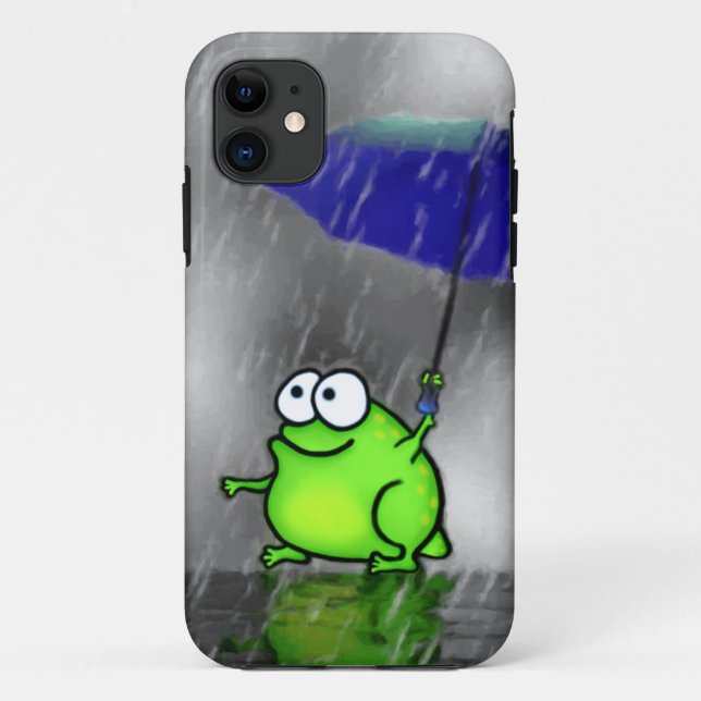 Capa Para iPhone Da Case-Mate Sapo do dia chuvoso (Verso)