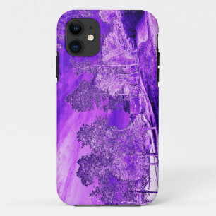 Capa Para iPhone Da Case-Mate Scenic Pond House no Caso do iPhone 5 Purple