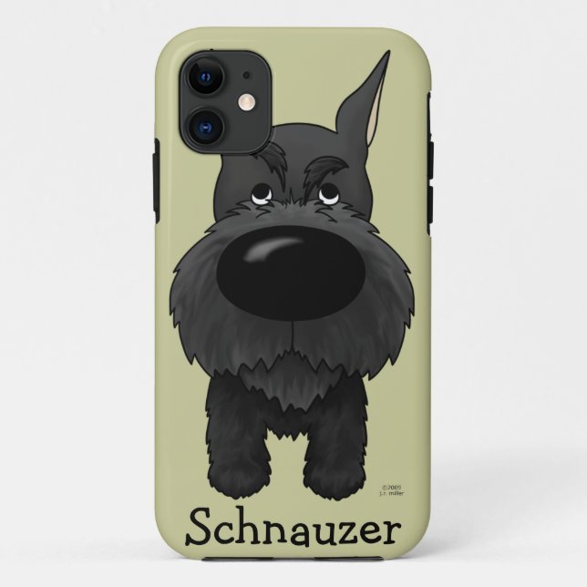 Capa Para iPhone Da Case-Mate Schnauzer grande do nariz (Verso)