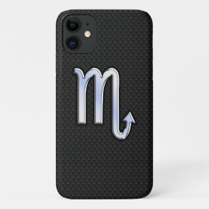 Capa Para iPhone Da Case-Mate Scorpio Zodiac cromo como na pele cobra negra