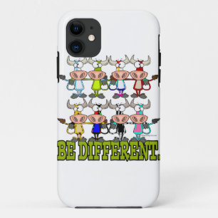 Capa Para iPhone Da Case-Mate SEJA DIFERENTE DE vacas engraçadas