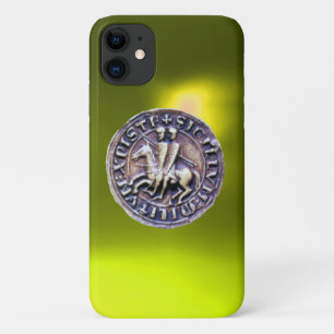 Capa Para iPhone Da Case-Mate SELO DO MODELO KNIGHTS - amarelo