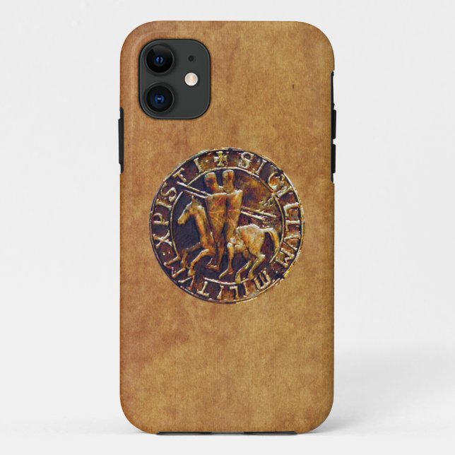 Capa Para iPhone Da Case-Mate Selo Medieval dos Cavaleiros Templários (Verso)