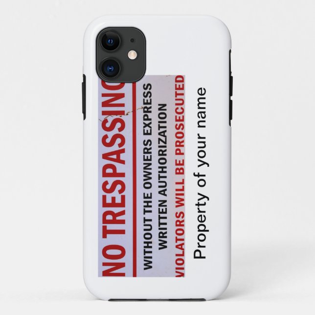 Capa Para iPhone Da Case-Mate sem invasão de caixa personalizada (Verso)