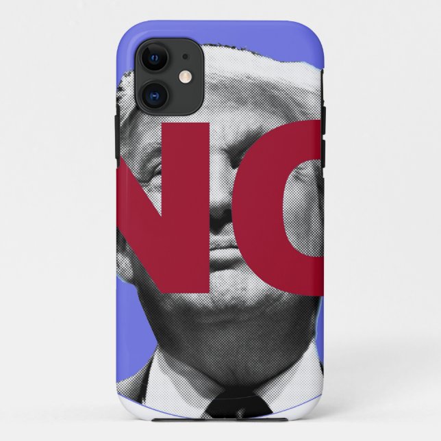 Capa Para iPhone Da Case-Mate Sem Trump (Roxo e Vermelho) (Verso)