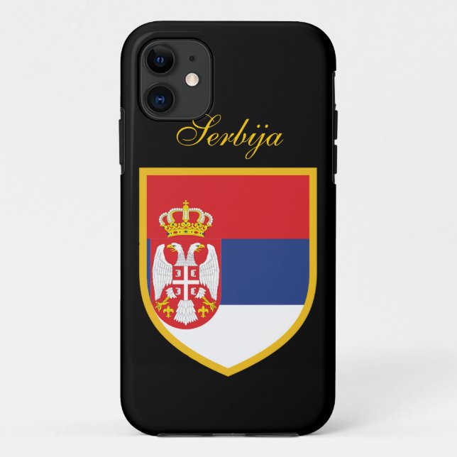 Capa Para iPhone Da Case-Mate Serbien-Flagge (Verso)