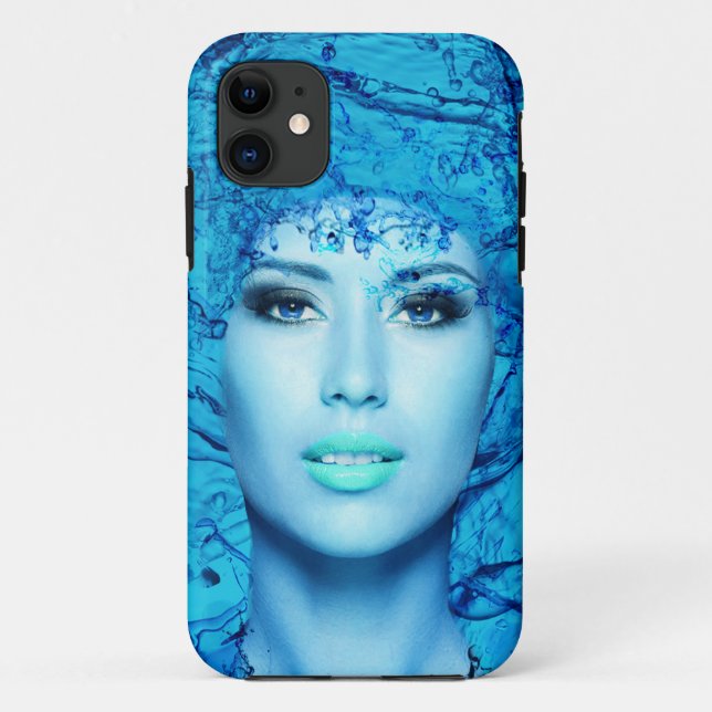 Capa Para iPhone Da Case-Mate Sereia Azul (Verso)