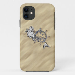 Capa Para iPhone Da Case-Mate Sereia prateada na areia