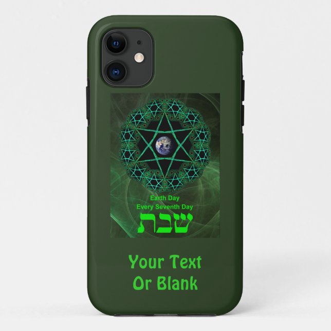 Capa Para iPhone Da Case-Mate Shabbat - Dia da Terra (Verso)