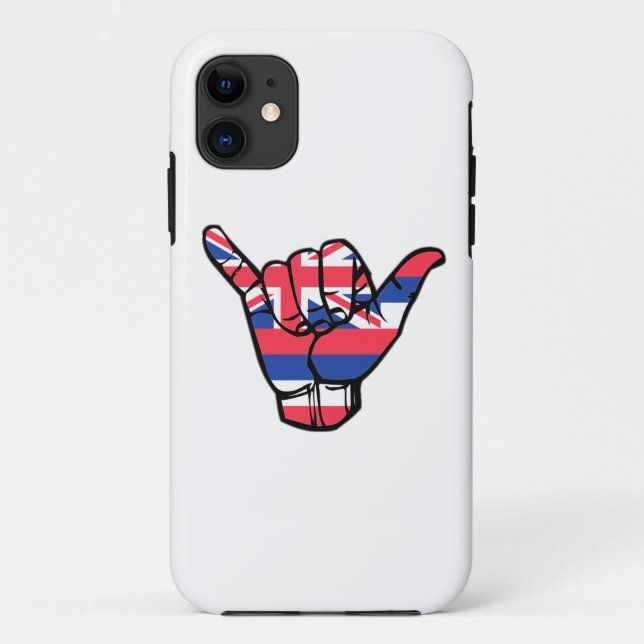 Capa Para iPhone Da Case-Mate Shaka Hawaii Flag (Verso)