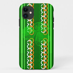 Capa Para iPhone Da Case-Mate Shamrock Knot Stripes por Kenneth Yoncich