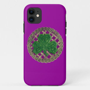 Capa Para iPhone Da Case-Mate Shamrock Roxo e Casos Celta Knots iPhone 5G