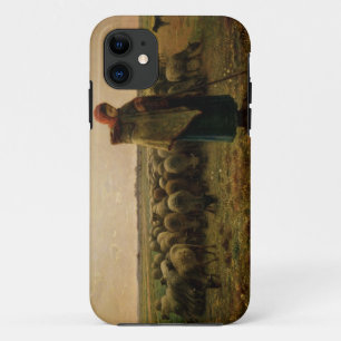 Capa Para iPhone Da Case-Mate Shepherdess com seu rebanho, 1863