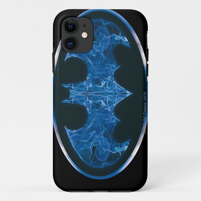 Capa Para iPhone Da Case-Mate Símbolo Blue Smoke Bat (Verso)
